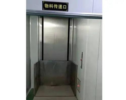 全不鏽鋼(gang)導軌式升降貨梯(tī)