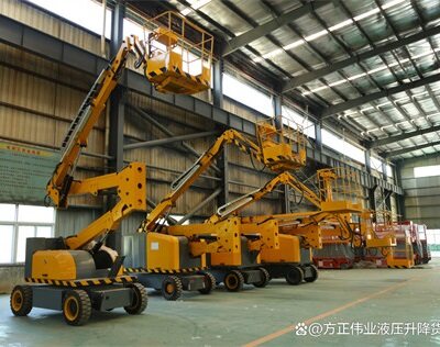 柴油(you)屈臂式(shi)升降平(ping)台車